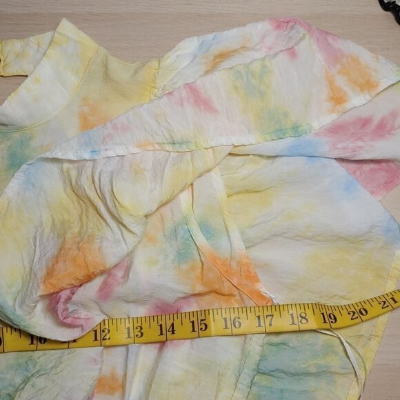 NWT YFB Cruz tie dye backless ruffle maxi dress - Picture 10 of 16